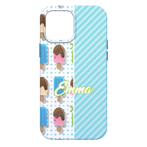Popsicles and Polka Dots iPhone 13 Pro Max Tough Case - Back
