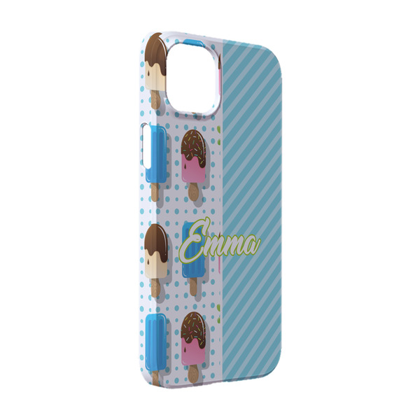 Custom Popsicles and Polka Dots iPhone Case - Plastic - iPhone 14 (Personalized)