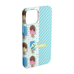 Popsicles and Polka Dots iPhone Case - Plastic - iPhone 15 Pro (Personalized)