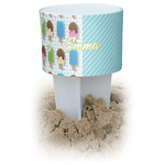 Popsicles and Polka Dots White Beach Spiker Drink Holder (Personalized)