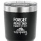Camping Quotes & Sayings 30 oz Stainless Steel Ringneck Tumbler - Black - CLOSE UP