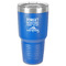 Camping Quotes & Sayings 30 oz Stainless Steel Ringneck Tumbler - Blue - Front
