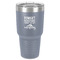 Camping Quotes & Sayings 30 oz Stainless Steel Ringneck Tumbler - Grey - Front