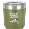 Camping Quotes & Sayings 30 oz Stainless Steel Ringneck Tumbler - Olive - Close Up