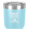 Camping Quotes & Sayings 30 oz Stainless Steel Ringneck Tumbler - Teal - Close Up