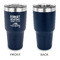 Camping Quotes & Sayings 30 oz Stainless Steel Ringneck Tumblers - Navy - Single Sided - APPROVAL
