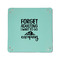 Camping Quotes & Sayings 6" x 6" Teal Leatherette Snap Up Tray - APPROVAL