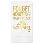 Camping Quotes & Sayings Guest Napkins - Foil Stamped