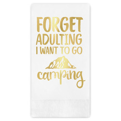 Camping Quotes & Sayings Guest Napkins - Foil Stamped