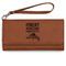 Camping Quotes & Sayings Ladies Wallet - Leather - Rawhide - Front View
