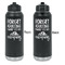 Camping Quotes & Sayings Laser Engraved Water Bottles - Front & Back Engraving - Front & Back View