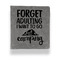 Camping Quotes & Sayings Leather Binder - 1" - Grey - Front View