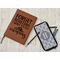 Camping Quotes & Sayings Leather Sketchbook - Small - Double Sided - In Context