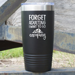 Camping Quotes & Sayings 20 oz Stainless Steel Tumbler