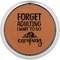 Camping Quotes & Sayings (Shape) Cognac Leatherette Round Coasters w/ Silver Edge - Single