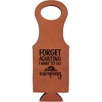 Camping Quotes & Sayings Leatherette Wine Tote