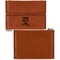 Camping Quotes & Sayings (Shape) Leather Business Card Holder Front Back Single Sided - Apvl