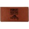 Camping Quotes & Sayings Leatherette Checkbook Holder - Single Sided