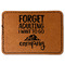 Camping Quotes & Sayings (Shape) Leatherette Patches - Rectangle