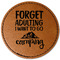 Camping Quotes & Sayings (Shape) Leatherette Patches - Round
