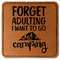 Camping Quotes & Sayings (Shape) Leatherette Patches - Square