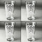 Camping Quotes & Sayings Set of Four Engraved Beer Glasses - Individual View