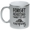 Camping Quotes & Sayings (Shape) Silver Mug - Main