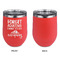 Camping Quotes & Sayings Stainless Wine Tumblers - Coral - Single Sided - Approval