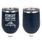 Camping Quotes & Sayings Stainless Wine Tumblers - Navy - Single Sided - Approval