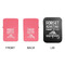 Camping Quotes & Sayings Windproof Lighters - Pink, Double Sided, w Lid - APPROVAL