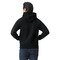 Camping Sayings & Quotes (Color) Black Hoodie on Model - Back