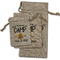 Camping Sayings & Quotes (Color) Burlap Gift Bags - (PARENT MAIN) All Three
