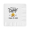 Camping Sayings & Quotes (Color) Coined Cocktail Napkin - Front View