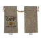 Camping Sayings & Quotes (Color) Large Burlap Gift Bags - Front Approval