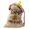 Camping Sayings & Quotes (Color) Santa Bag - Front (stuffed w toys) PARENT