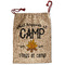 Camping Sayings & Quotes (Color) Santa Bag - Front