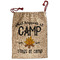Camping Sayings & Quotes (Color) Santa Sack - Front