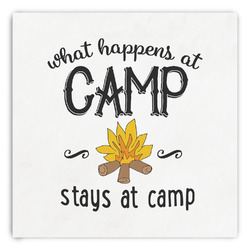 Camping Sayings & Quotes (Color) Paper Dinner Napkins