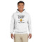 Camping Sayings & Quotes (Color) Hoodie - White - Large