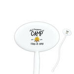 Camping Sayings & Quotes (Color) Oval Plastic Stir Sticks
