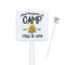 Camping Sayings & Quotes (Color) Square Plastic Stir Sticks