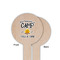 Camping Sayings & Quotes (Color) Wooden 6" Food Pick - Round - Single Sided - Front & Back