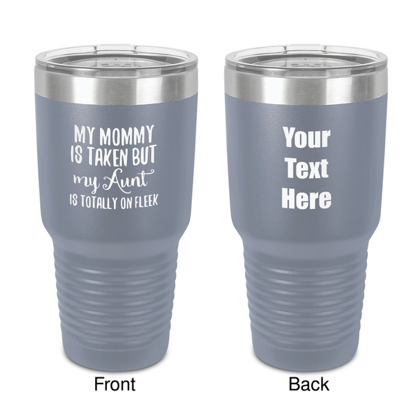 Custom Aunt Quotes and Sayings 30 oz Stainless Steel Tumbler - Grey - Double-Sided