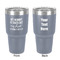 Aunt Quotes and Sayings 30 oz Stainless Steel Ringneck Tumbler - Grey - Double Sided - Front & Back