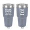 Aunt Quotes and Sayings 30 oz Stainless Steel Tumbler - Grey - Double-Sided