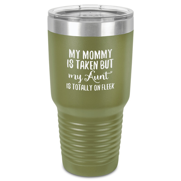 Custom Aunt Quotes and Sayings 30 oz Stainless Steel Tumbler - Olive - Single-Sided