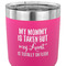Aunt Quotes and Sayings 30 oz Stainless Steel Ringneck Tumbler - Pink - CLOSE UP