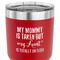 Aunt Quotes and Sayings 30 oz Stainless Steel Ringneck Tumbler - Red - CLOSE UP