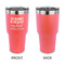 Aunt Quotes and Sayings 30 oz Stainless Steel Ringneck Tumblers - Coral - Single Sided - APPROVAL