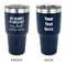 Aunt Quotes and Sayings 30 oz Stainless Steel Ringneck Tumblers - Navy - Double Sided - APPROVAL